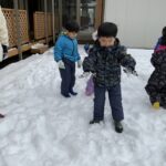 【３歳児】雪あそび&英語教室