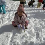 【４・５歳児】雪あそびをしました。