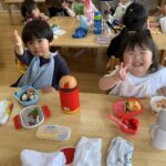【２歳児　ちゅうりっぷ組】お弁当＆園庭でのあそび